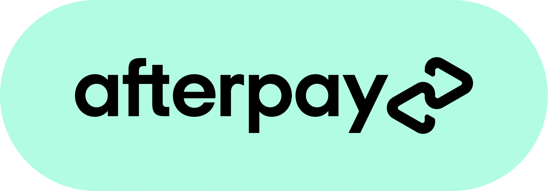 Afterpay Badge BlackonMint